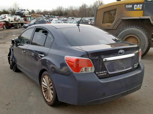 JF1GJAH68CH028652 - 2012 SUBARU IMPREZA LI GRAY photo 3