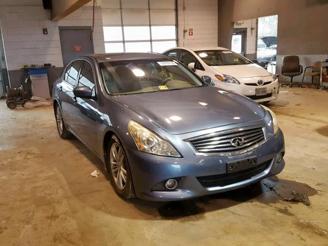 JN1CV6AR2AM461910 - 2010 INFINITI G37 BLUE photo 1