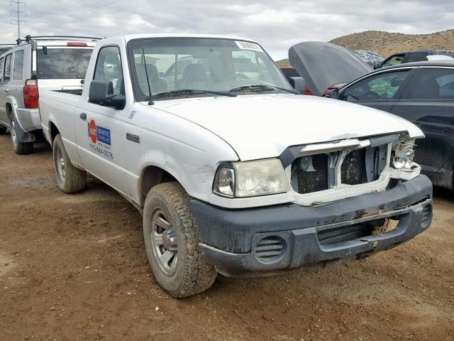 1FTYR10D78PA65206 - 2008 FORD RANGER WHITE photo 1