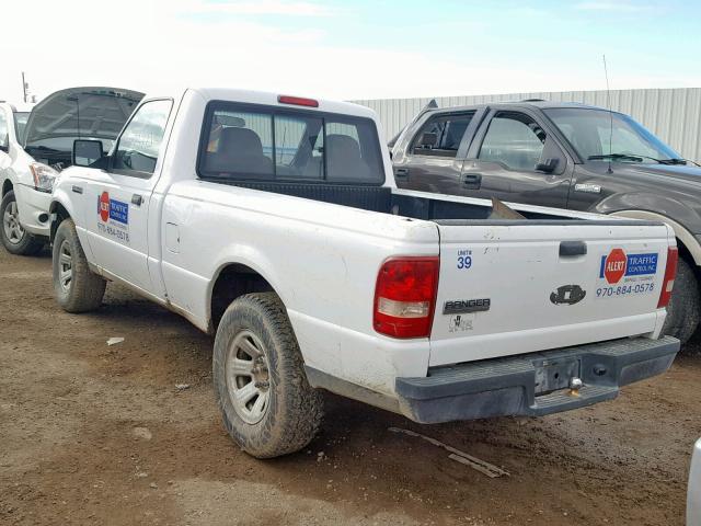 1FTYR10D78PA65206 - 2008 FORD RANGER WHITE photo 3