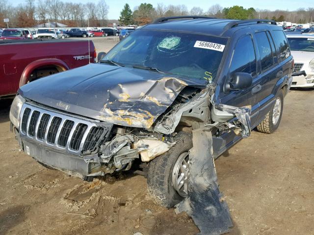 1J4GX48SX3C540444 - 2003 JEEP GRAND CHER GRAY photo 2