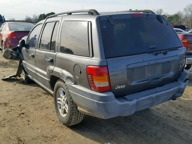 1J4GX48SX3C540444 - 2003 JEEP GRAND CHER GRAY photo 3