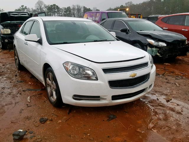 1G1ZC5E09CF287448 - 2012 CHEVROLET MALIBU 1LT WHITE photo 1