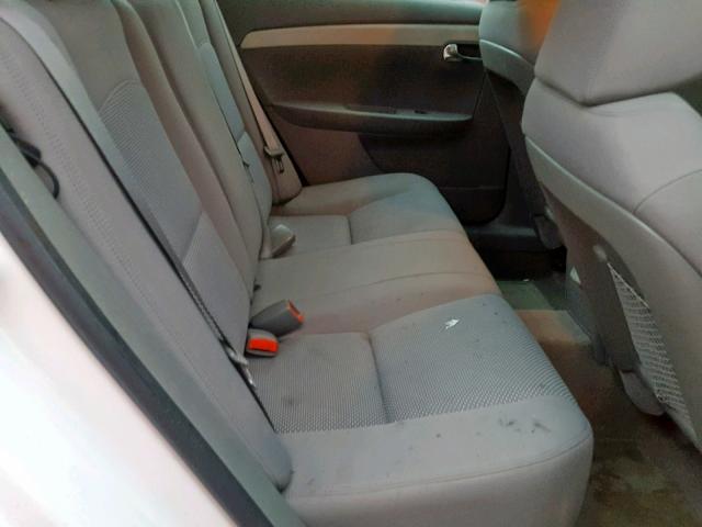 1G1ZC5E09CF287448 - 2012 CHEVROLET MALIBU 1LT WHITE photo 6