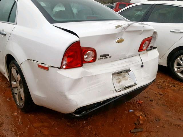 1G1ZC5E09CF287448 - 2012 CHEVROLET MALIBU 1LT WHITE photo 9