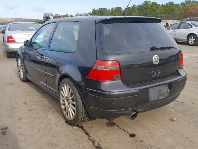 9BWKE61J134078486 - 2003 VOLKSWAGEN GTI 20TH A BLACK photo 3