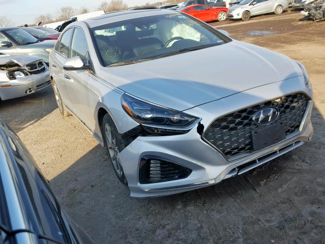 5NPE34AB1JH675333 - 2018 HYUNDAI SONATA SPO SILVER photo 1