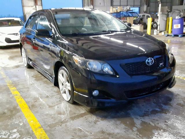 1NXBE40E69Z031266 - 2009 TOYOTA COROLLA XR BLACK photo 1