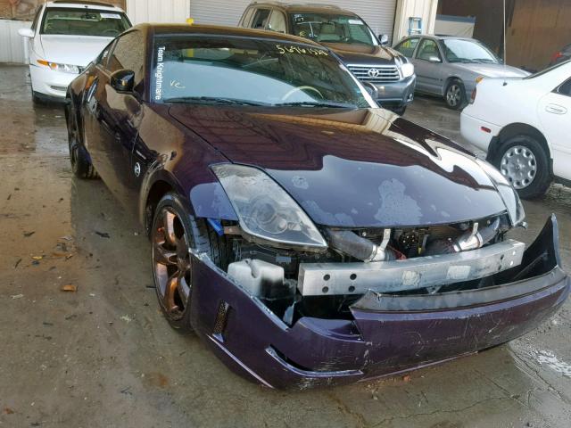 JN1BZ34D47M505168 - 2007 NISSAN 350Z COUPE PURPLE photo 1