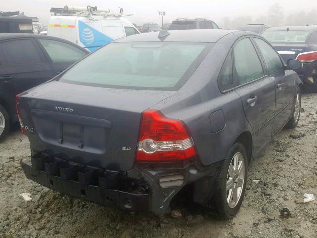 YV1MS382972280531 - 2007 VOLVO S40 2.4I GRAY photo 4