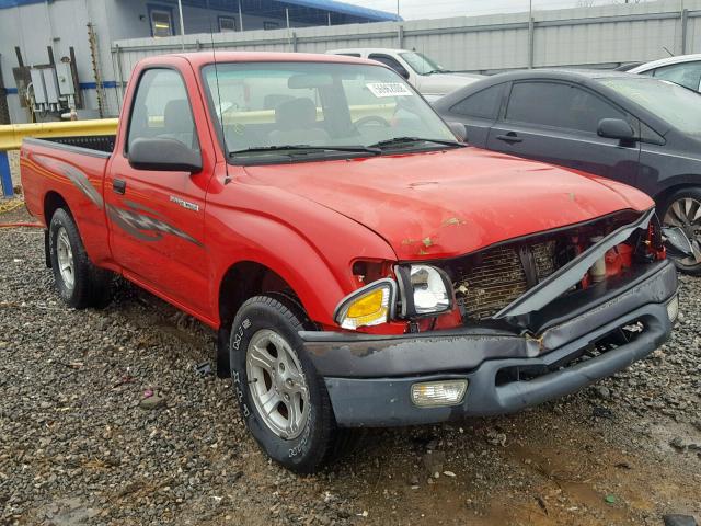 5TENL42N82Z079420 - 2002 TOYOTA TACOMA RED photo 1