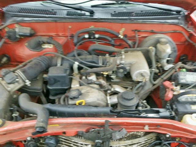 5TENL42N82Z079420 - 2002 TOYOTA TACOMA RED photo 7