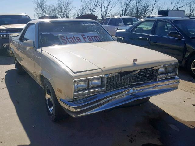 3GCCW80Z4GS908463 - 1986 CHEVROLET EL CAMINO TAN photo 1