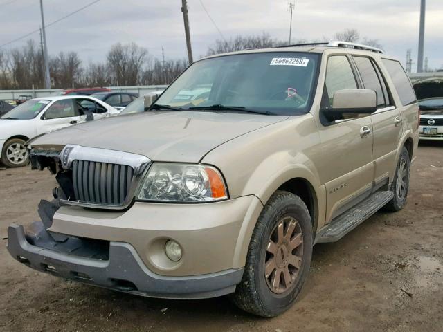 5LMFU28R54LJ09144 - 2004 LINCOLN NAVIGATOR 金色 照片 2