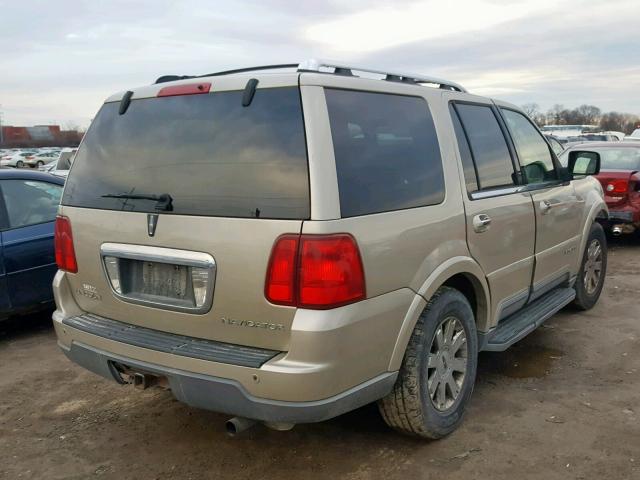 5LMFU28R54LJ09144 - 2004 LINCOLN NAVIGATOR 金色 照片 4