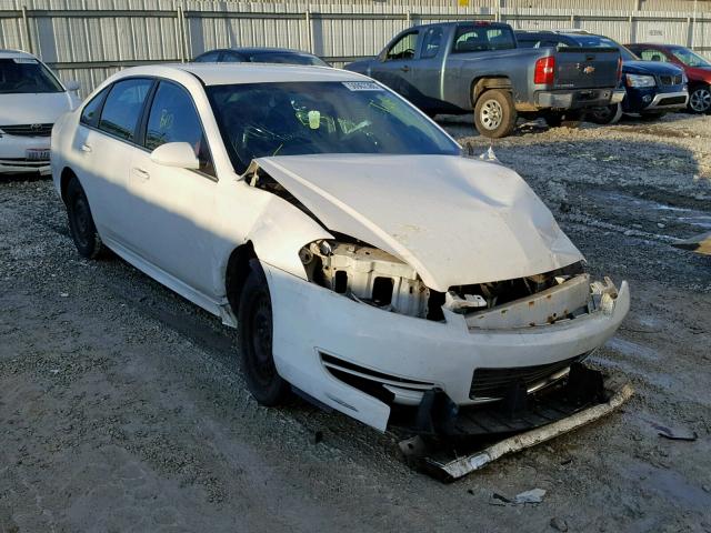 2G1WA5EK4A1117724 - 2010 CHEVROLET IMPALA LS WHITE photo 1