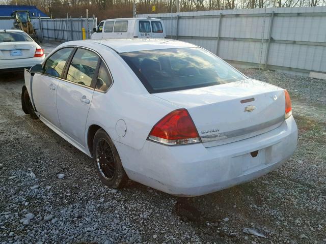 2G1WA5EK4A1117724 - 2010 CHEVROLET IMPALA LS WHITE photo 3