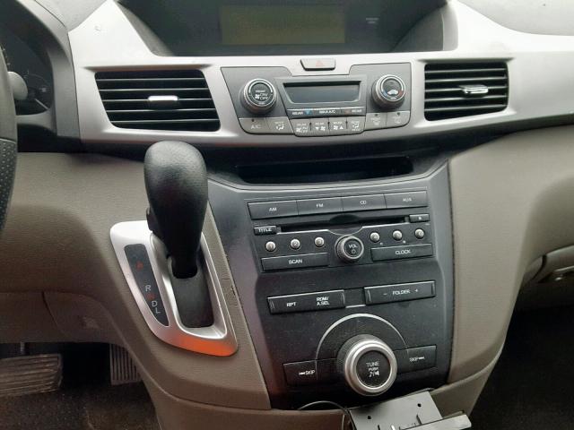 5FNRL5H27BB028559 - 2011 HONDA ODYSSEY LX SILVER photo 9