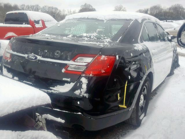 1FAHP2MK4EG148436 - 2014 FORD TAURUS POL BLACK photo 4