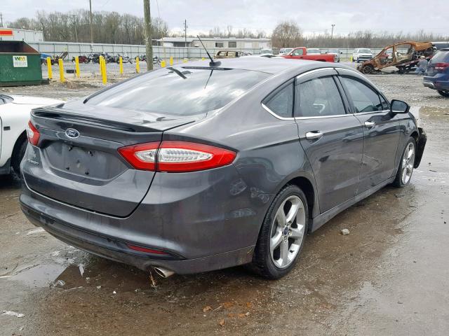 3FA6P0G72GR109567 - 2016 FORD FUSION S GRAY photo 4