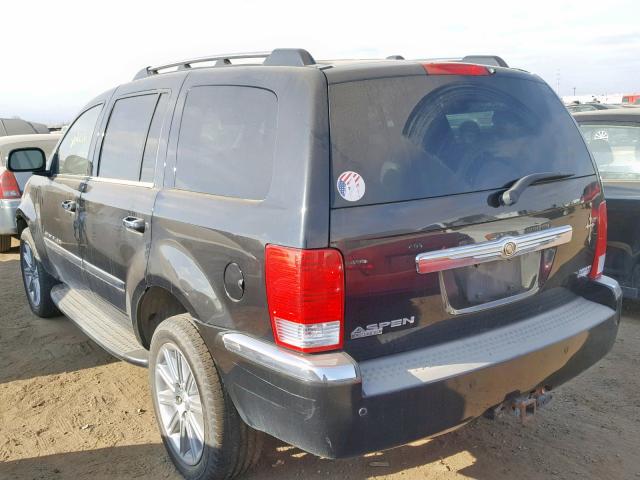 1A8HW582X7F507718 - 2007 CHRYSLER ASPEN LIMI BLACK photo 3