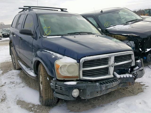 1D4HB48D54F220932 - 2004 DODGE DURANGO SL BLUE photo 1