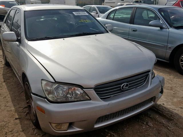 JTHBD182110026275 - 2001 LEXUS IS 300 SILVER photo 1