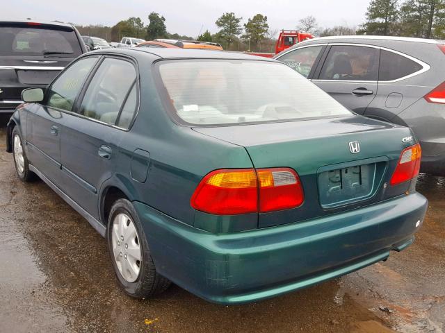 2HGEJ6613YH574686 - 2000 HONDA CIVIC BASE Yaşıl foto 3