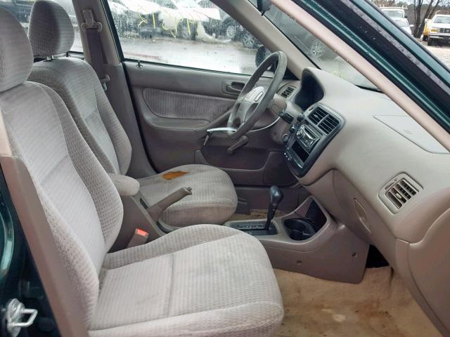 2HGEJ6613YH574686 - 2000 HONDA CIVIC BASE Yaşıl foto 5