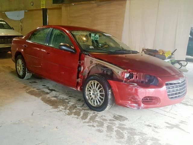 1C3EL46X14N228899 - 2004 CHRYSLER SEBRING LX RED photo 1