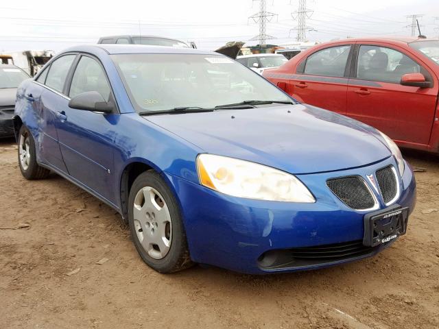 1G2ZF58B974141407 - 2007 PONTIAC G6 VALUE L BLUE photo 1