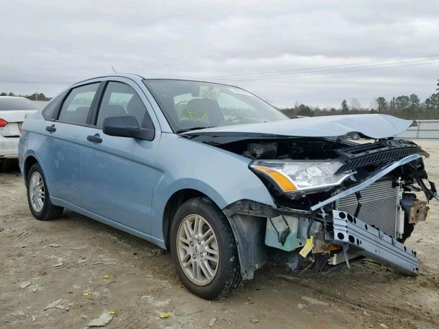 1FAHP35N09W208559 - 2009 FORD FOCUS SE BLUE photo 1