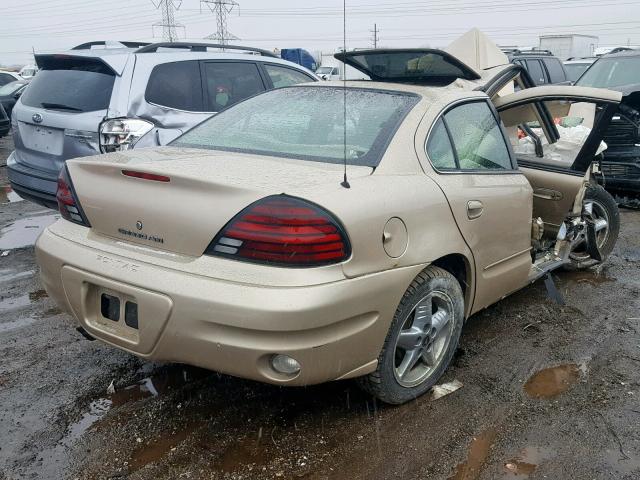 1G2NF52E83C269834 - 2003 PONTIAC GRAND AM S TAN photo 4