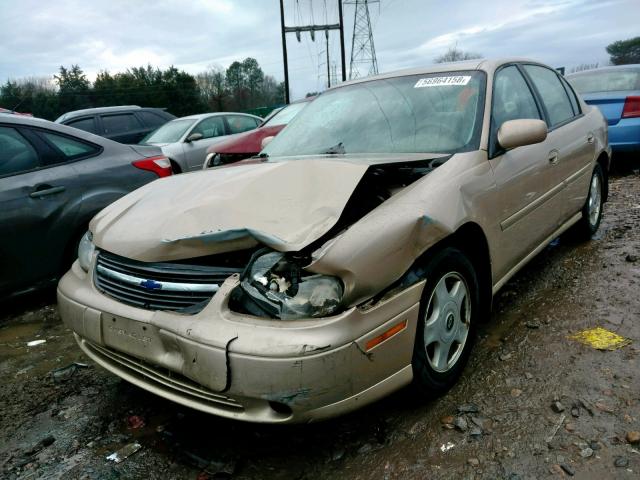 1G1NE52J016159800 - 2001 CHEVROLET MALIBU LS TAN photo 2
