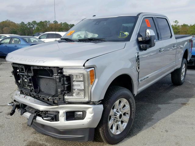 1FT7W2BT5HEE53691 - 2017 FORD F250 SUPER SILVER photo 2