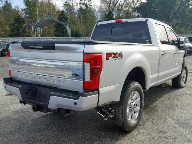 1FT7W2BT5HEE53691 - 2017 FORD F250 SUPER SILVER photo 4