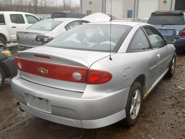 1G1JH12F447251369 - 2004 CHEVROLET CAVALIER L SILVER photo 4