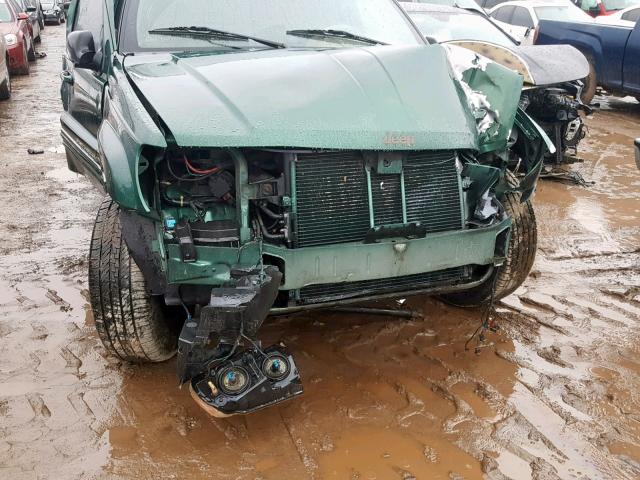 1J4G268S5XC655470 - 1999 JEEP GRAND CHER GREEN photo 9