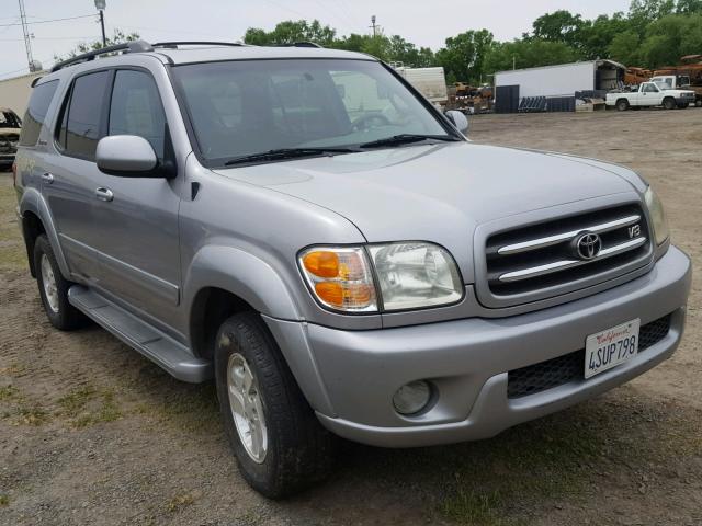 5TDZT38A91S040251 - 2001 TOYOTA SEQUOIA LI SILVER photo 1