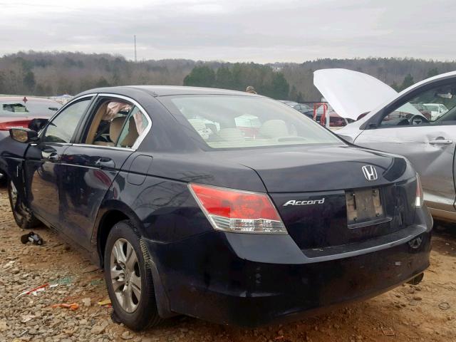 1HGCP25449A130114 - 2009 HONDA ACCORD LXP BLACK photo 3