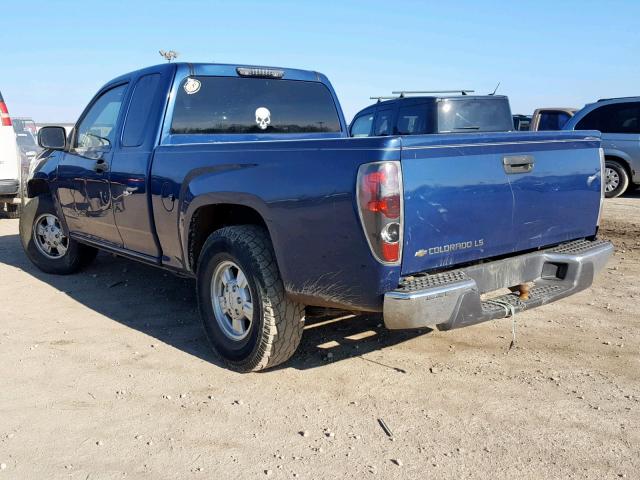 1GCCS196858120402 - 2005 CHEVROLET COLORADO BLUE photo 3