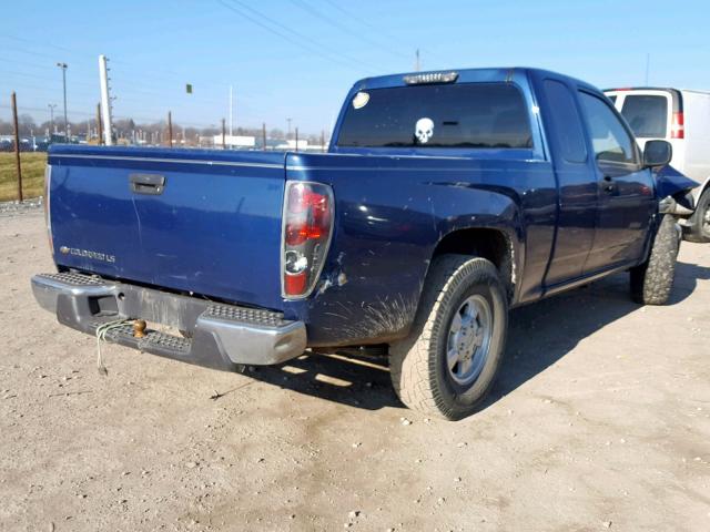 1GCCS196858120402 - 2005 CHEVROLET COLORADO BLUE photo 4