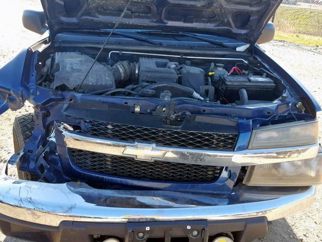 1GCCS196858120402 - 2005 CHEVROLET COLORADO BLUE photo 7