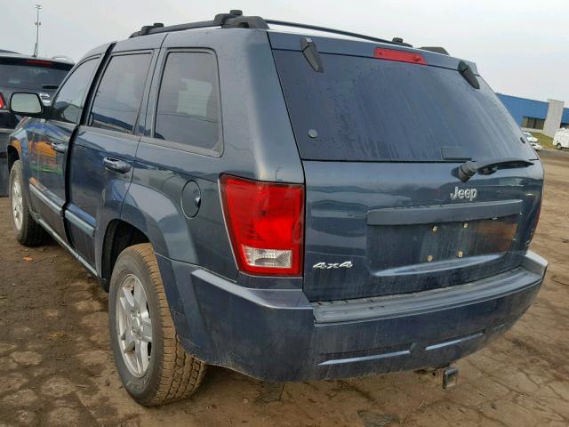 1J8GR48KX7C695509 - 2007 JEEP GRAND CHER BLUE photo 3