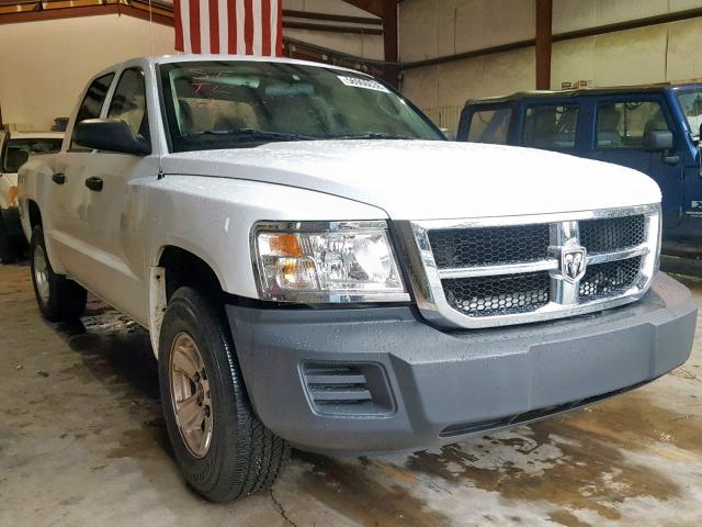 1D7HE38K68S561692 - 2008 DODGE DAKOTA SXT WHITE photo 1