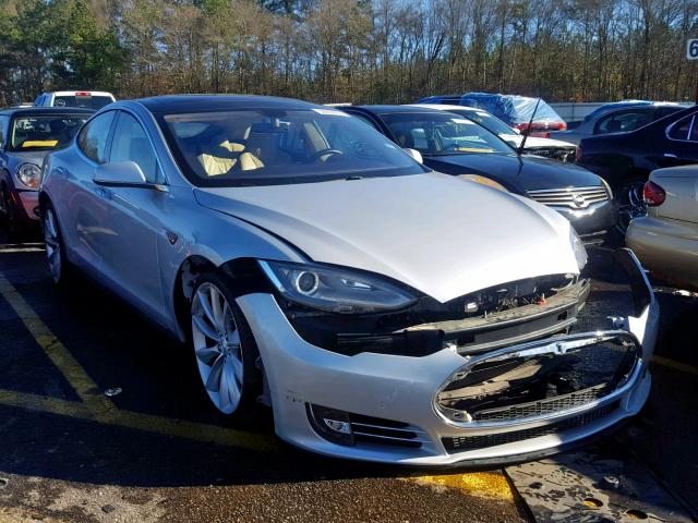 5YJSA1DP1DFP13189 - 2013 TESLA MODEL S SILVER photo 1