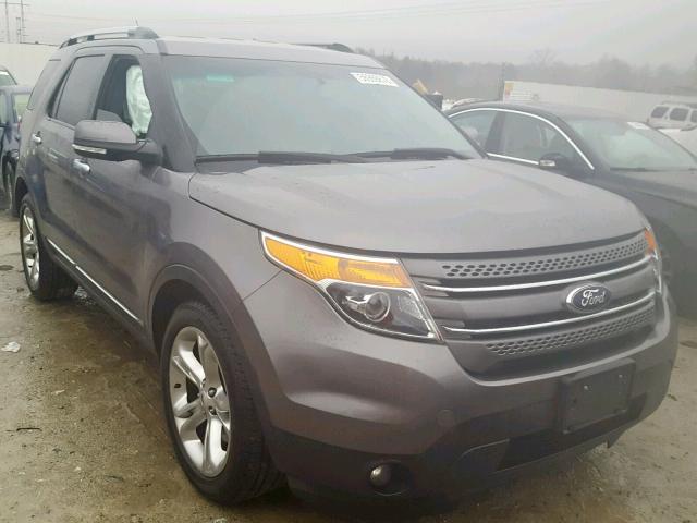 1FM5K7F88EGA70457 - 2014 FORD EXPLORER L GRAY photo 1