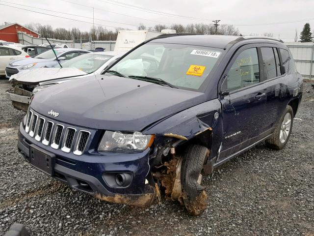 1C4NJDBB7GD522197 - 2016 JEEP COMPASS SP 蓝色 照片 2