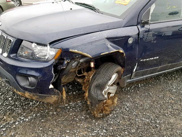 1C4NJDBB7GD522197 - 2016 JEEP COMPASS SP 蓝色 照片 9
