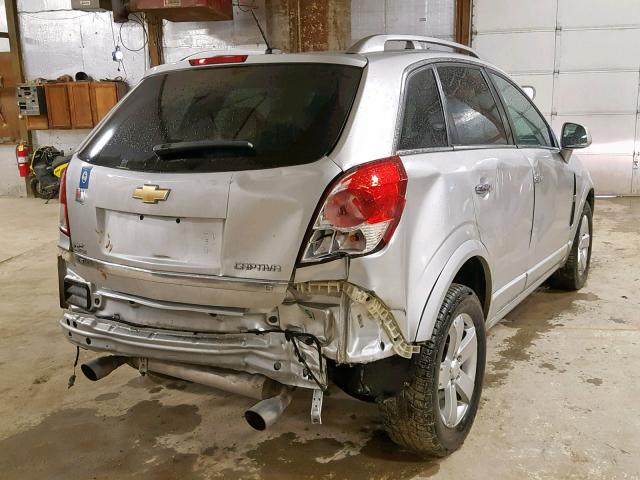 3GNAL3E50CS639274 - 2012 CHEVROLET CAPTIVA SP SILVER photo 4